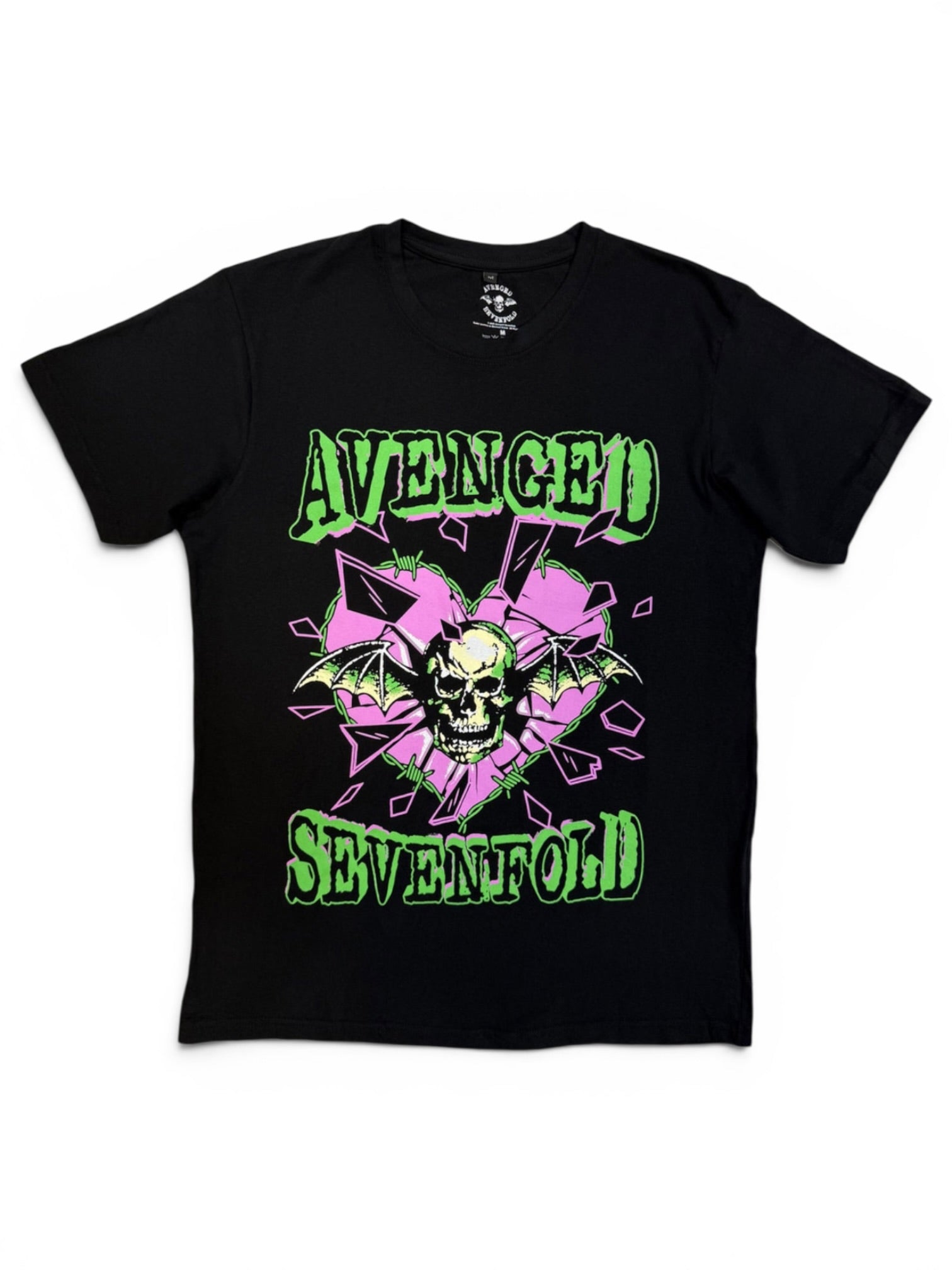 Avenged Sevenfold Premium Carbon T‑Shirt – Heart Break (100% Combed Cotton, Premium Soft‑Touch Finish)