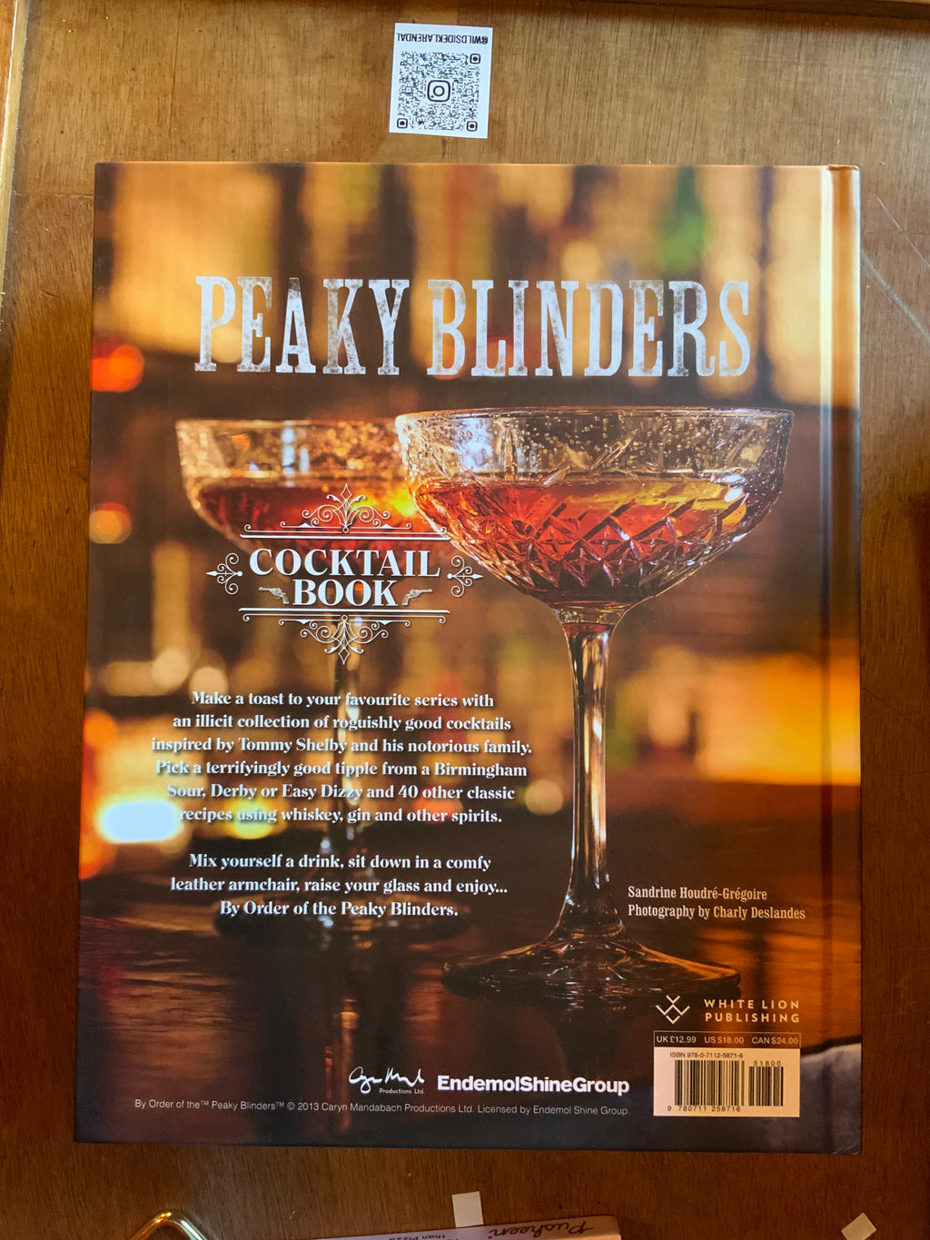 The Official Peaky Blinders Cocktail Book