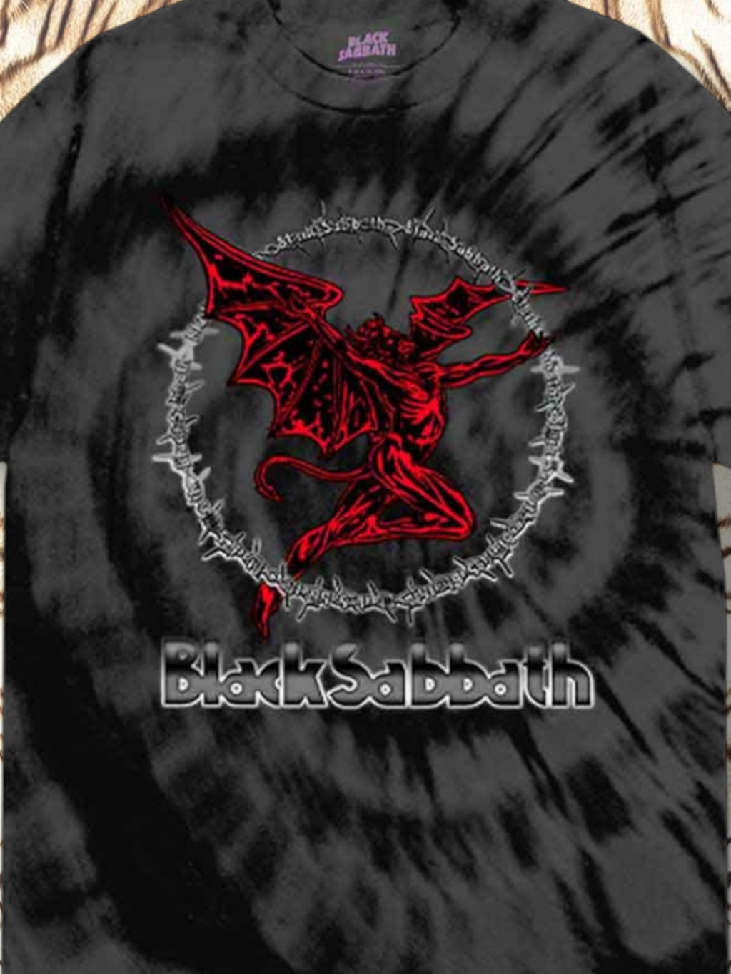 Black Sabbath Unisex T-Shirt: Red Henry (Black) (Wash Collection)