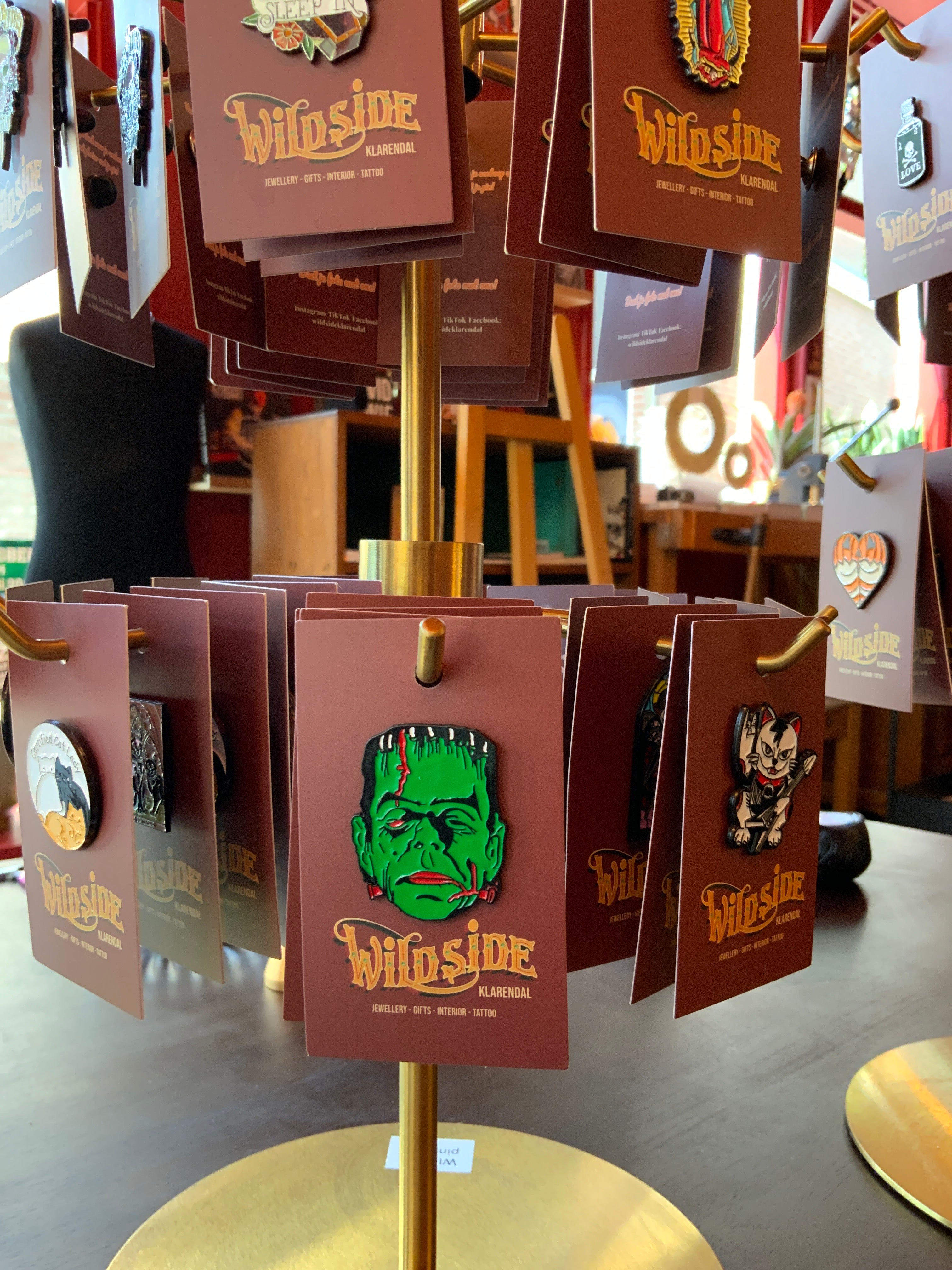 Frankenstein monster Pin