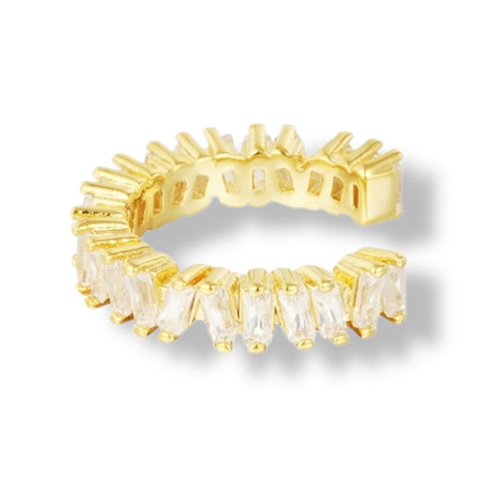 Ear cuff Goud met steentjes
