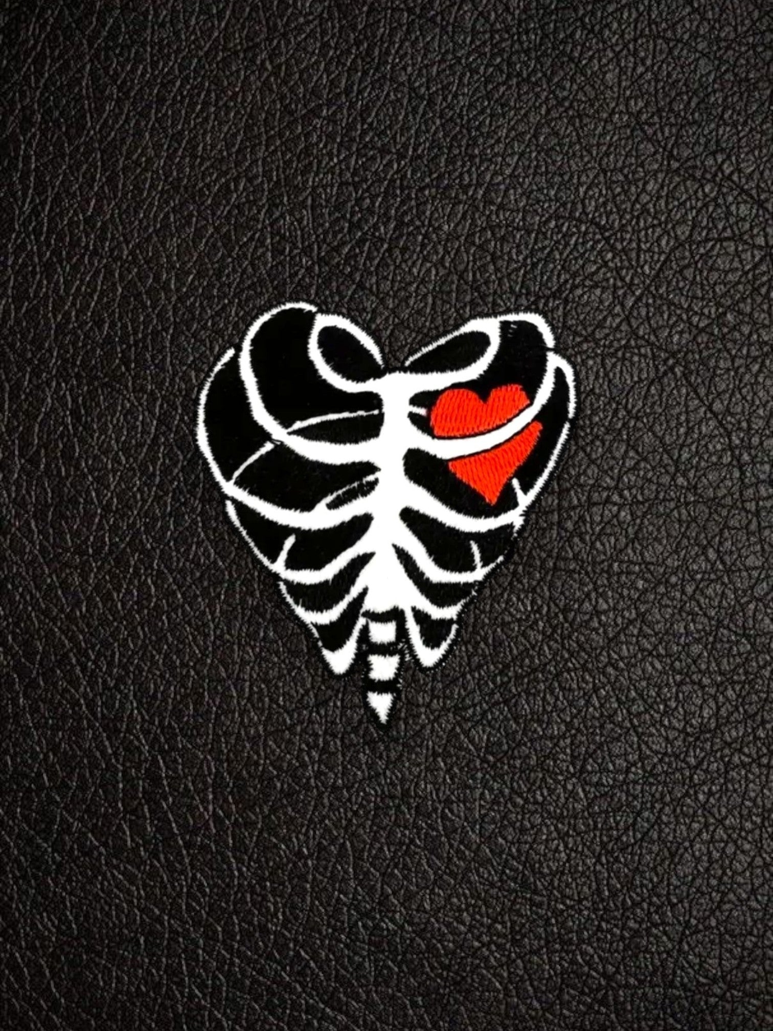 Spooky heart patch