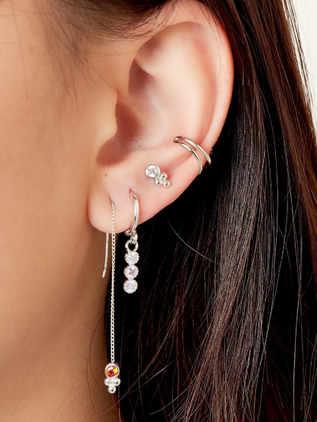Ear cuff silver
