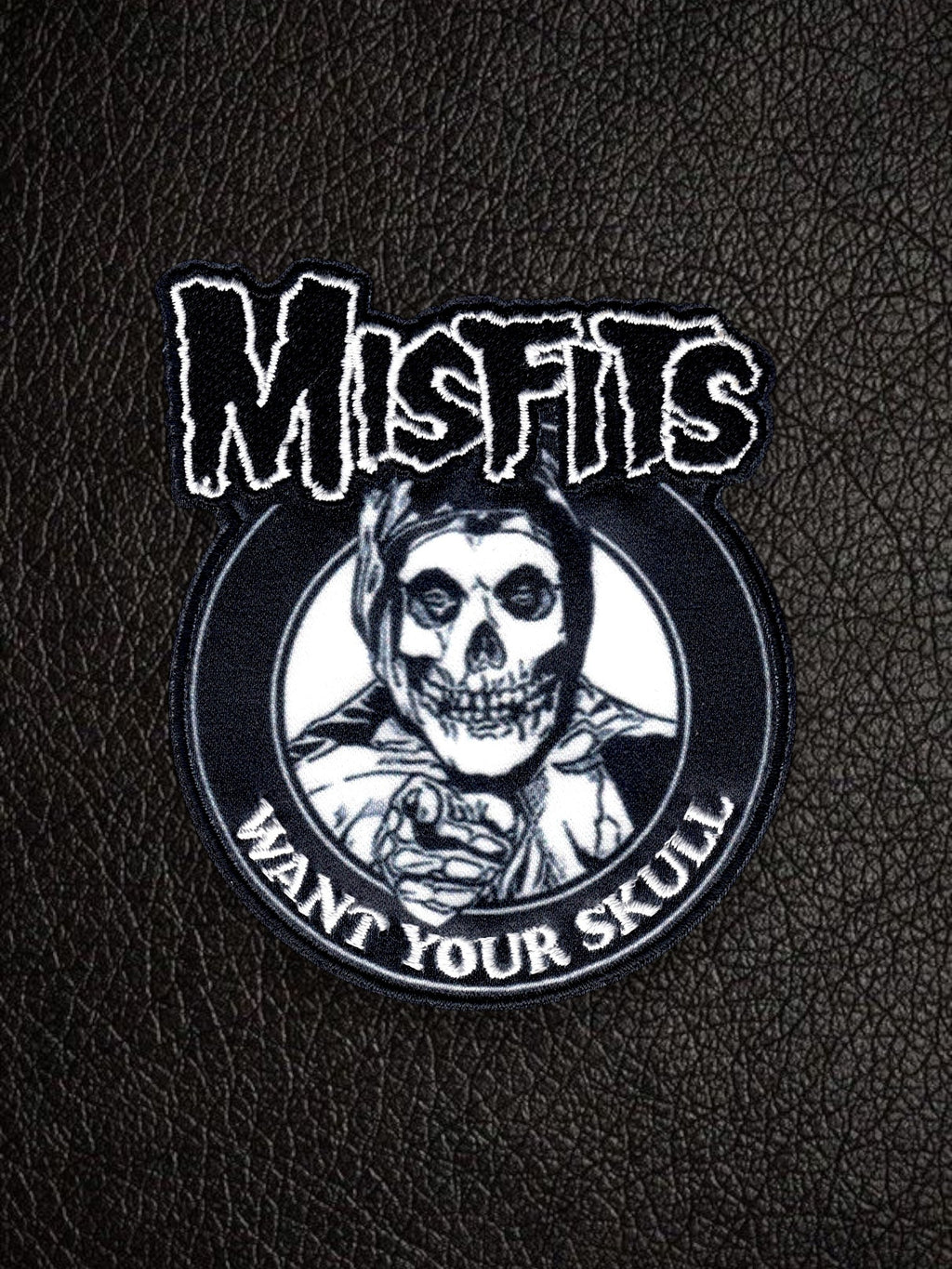 The Misfits Patch - "Want Your Skull" With Fiend Pointing