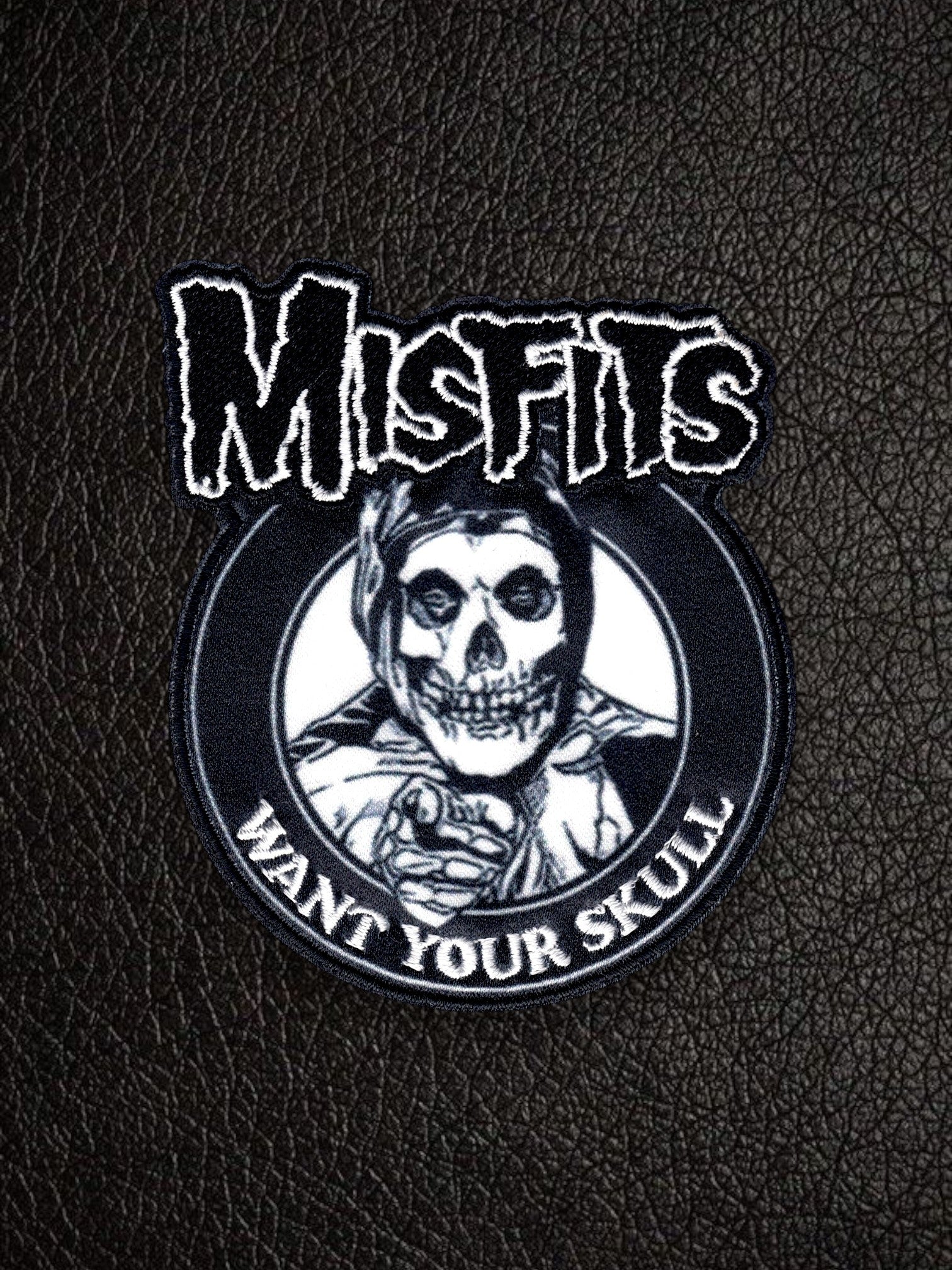 The Misfits Patch - "Want Your Skull" With Fiend Pointing