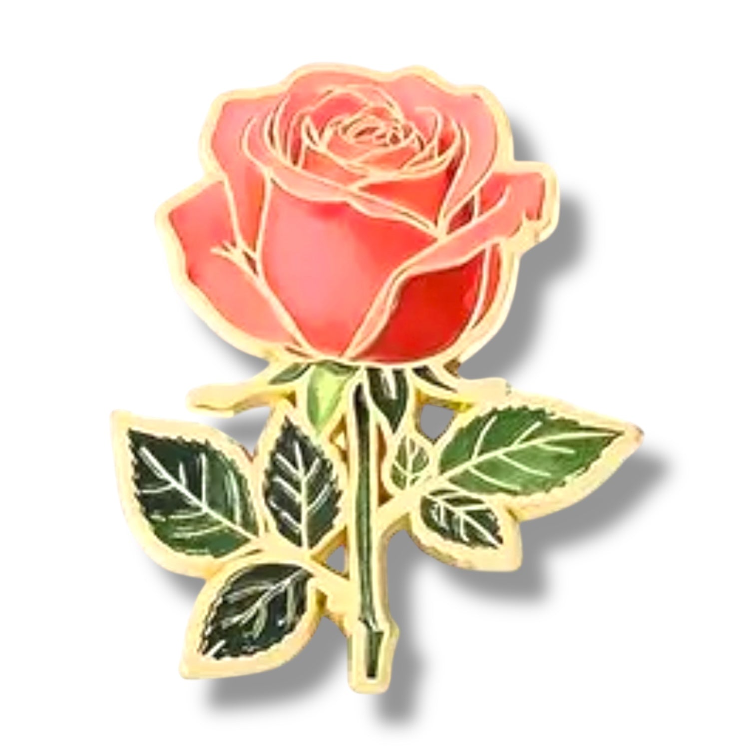 Rose Flower Pin