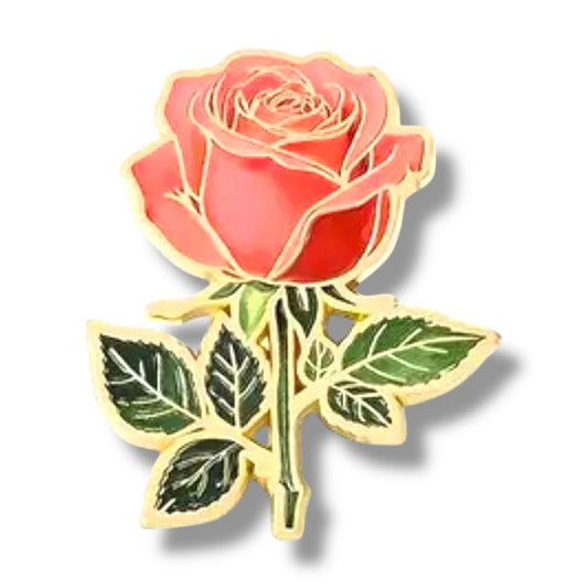 Rose Flower Pin