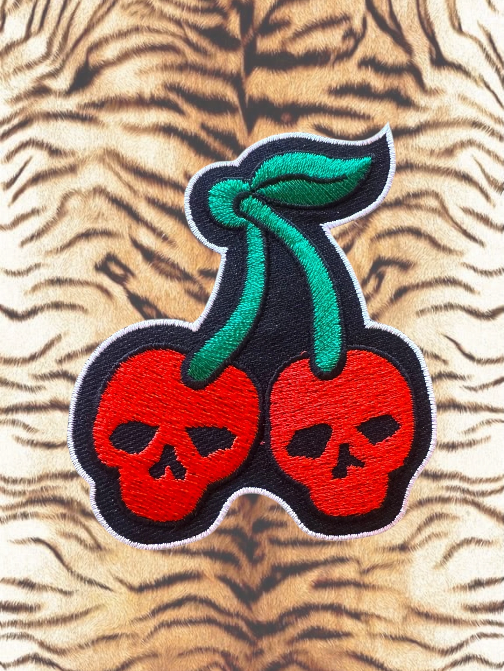 Cherry Skull Patch