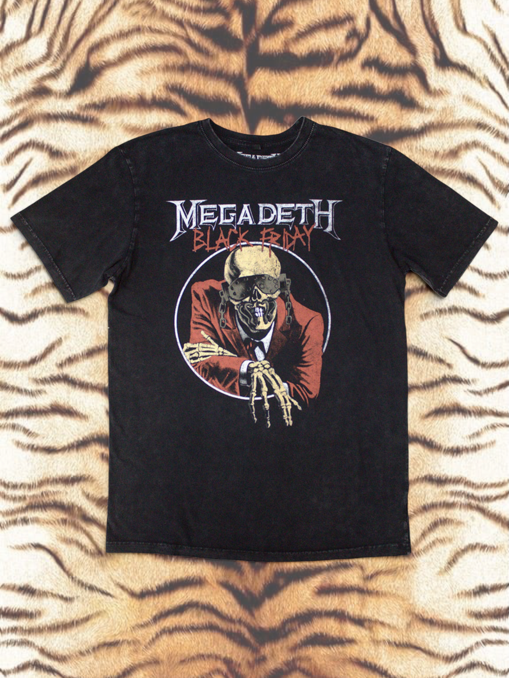 Megadeth Stone Wash T‑Shirt – Black Friday (Limited Edition 999 stuks)