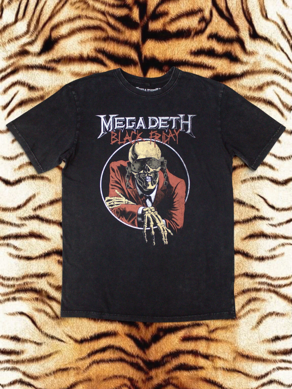 Megadeth Stone Wash T‑Shirt – Black Friday (Limited Edition 999 stuks)