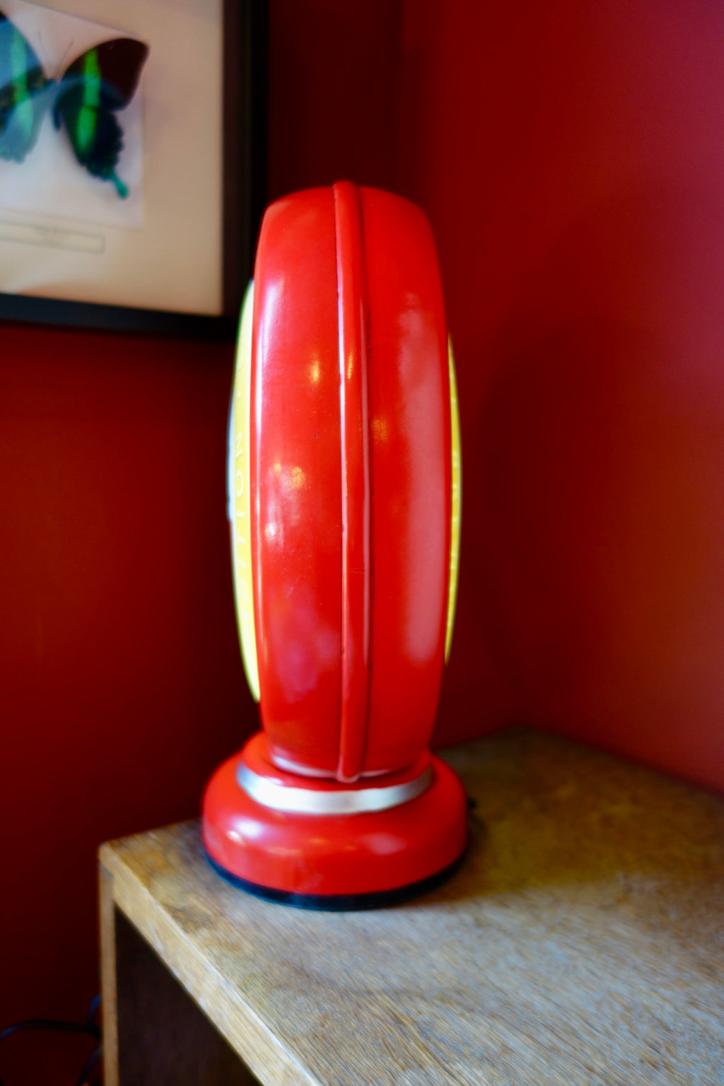 Vintage Amstel Bier Lamp op standaard