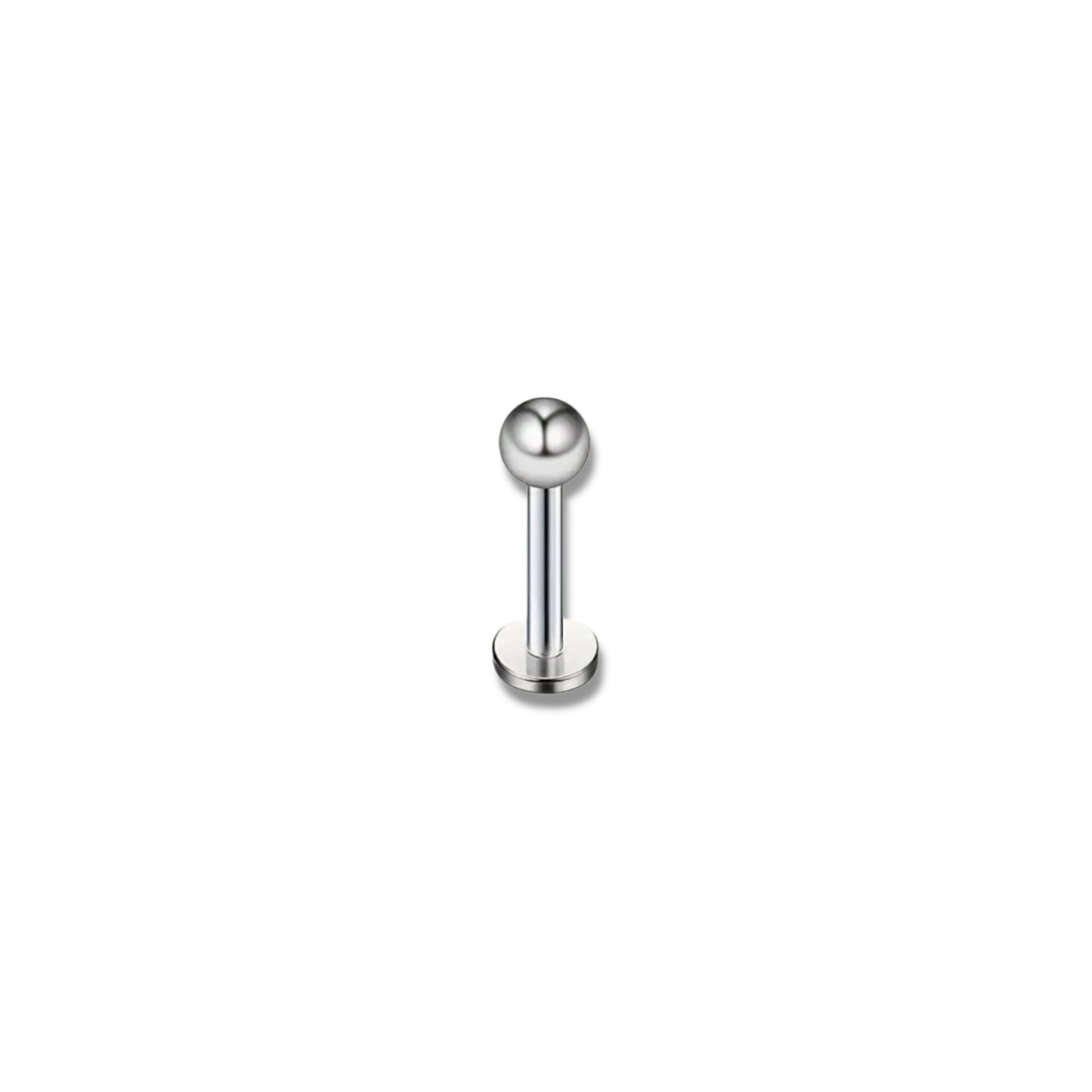 Zilveren labret Piercing