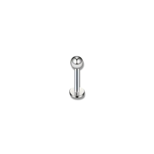 Zilveren labret Piercing