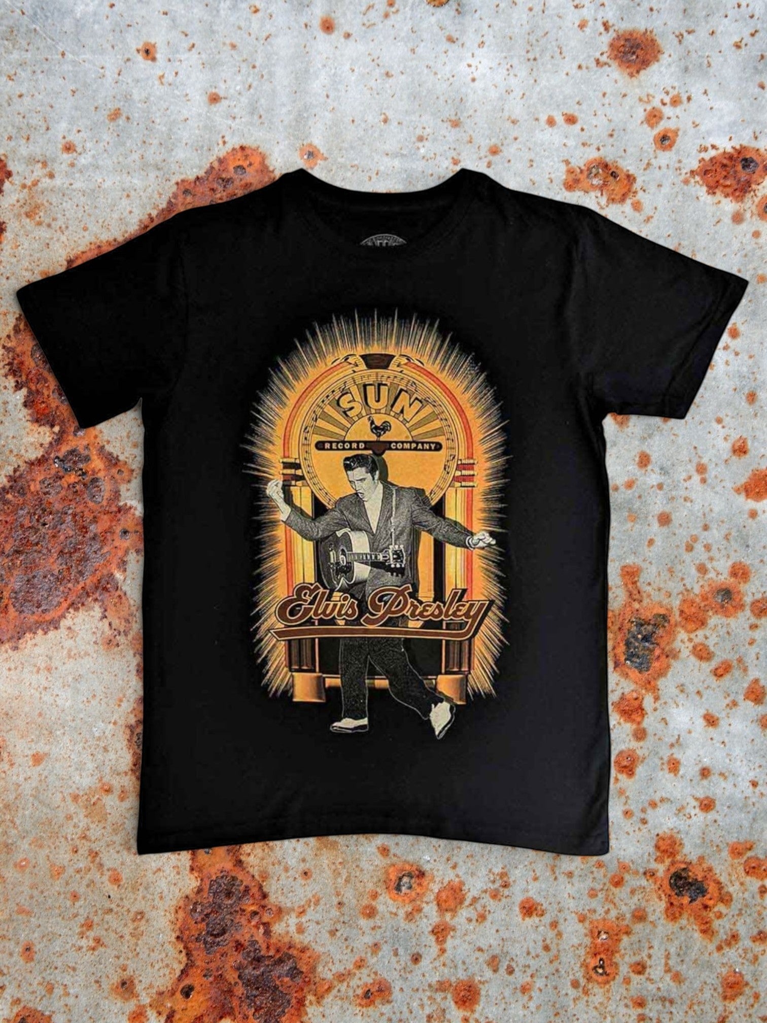 Elvis Presley Sun Records Unisex T-Shirt (Soft-Style Cotton)