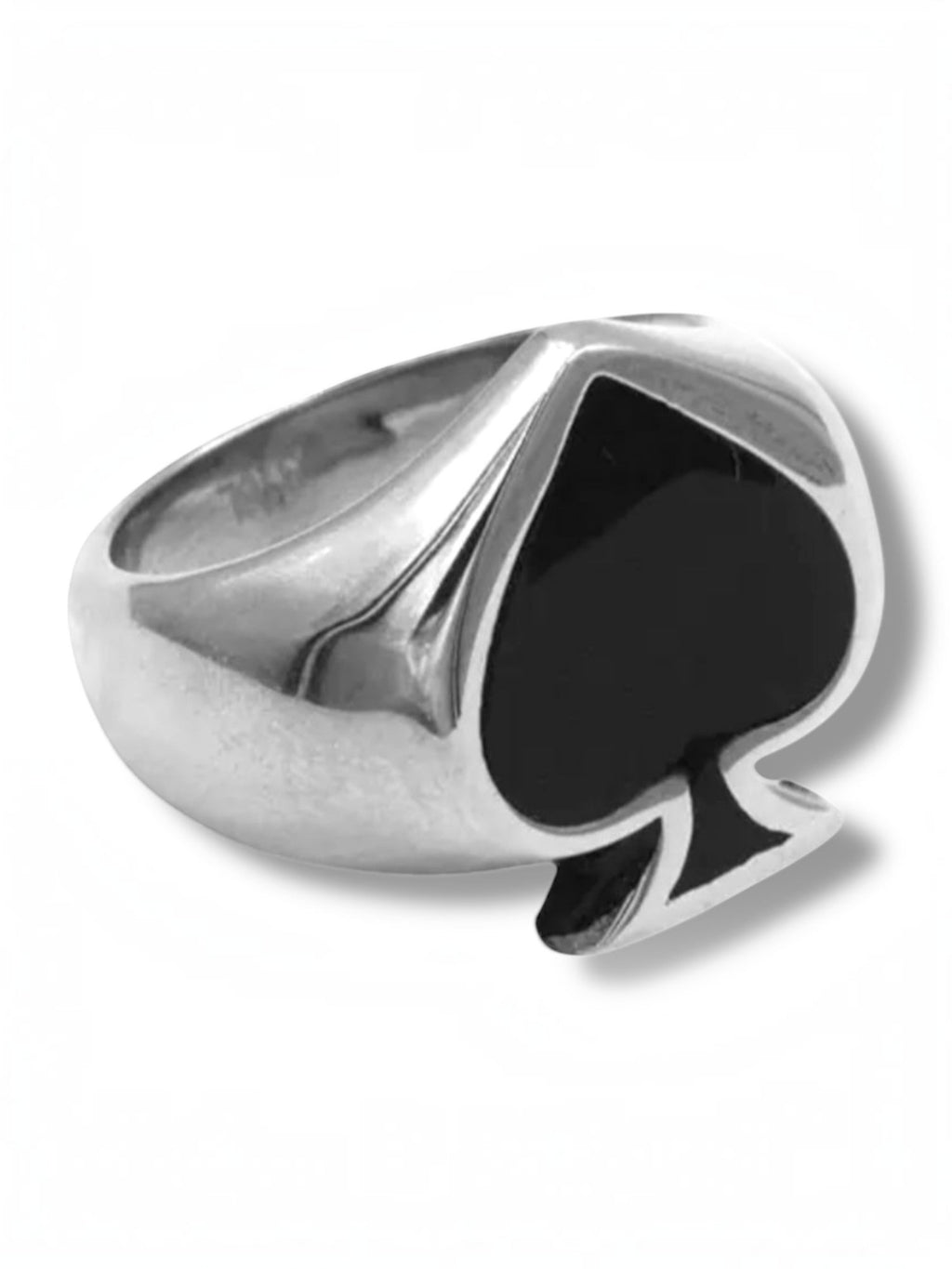 Zilveren Ace of Spades Ring
