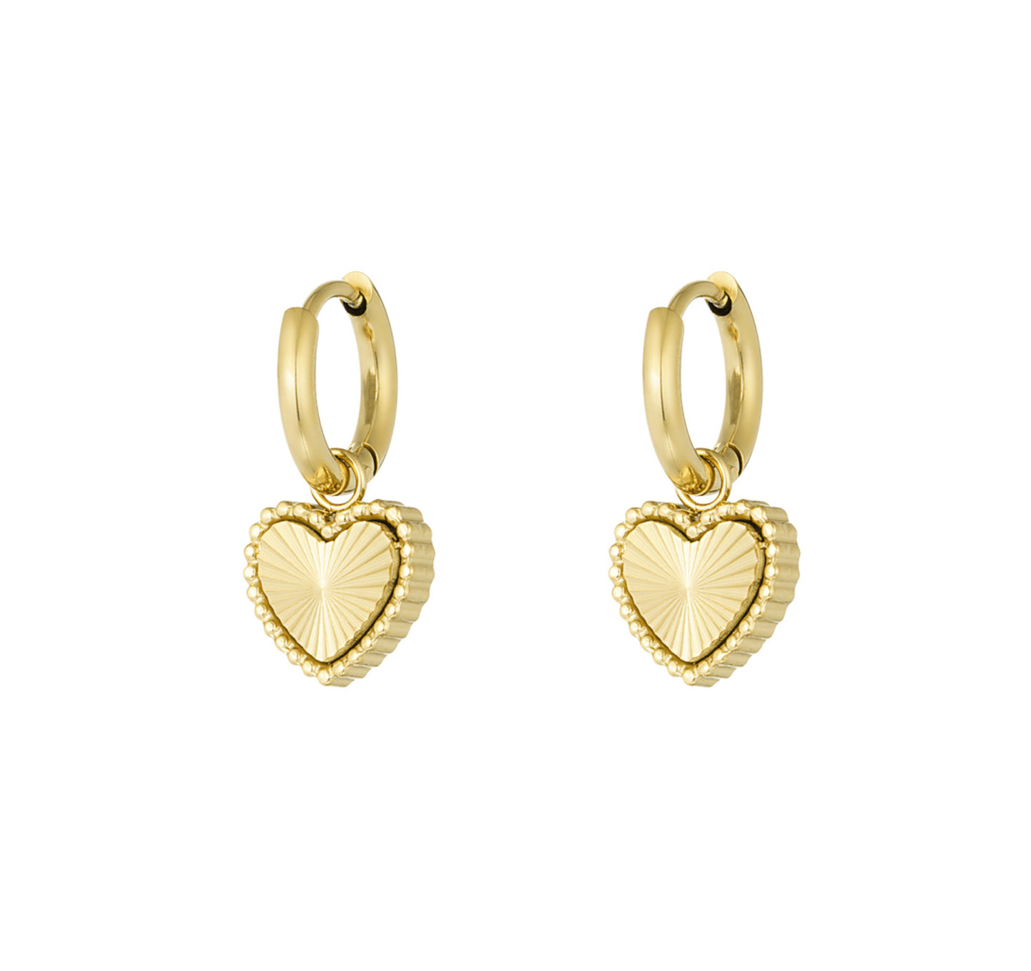 Earrings with heart