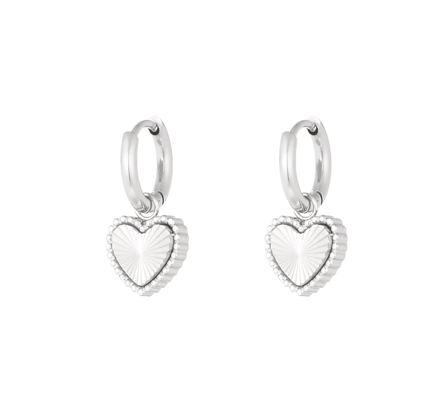 Earrings with heart