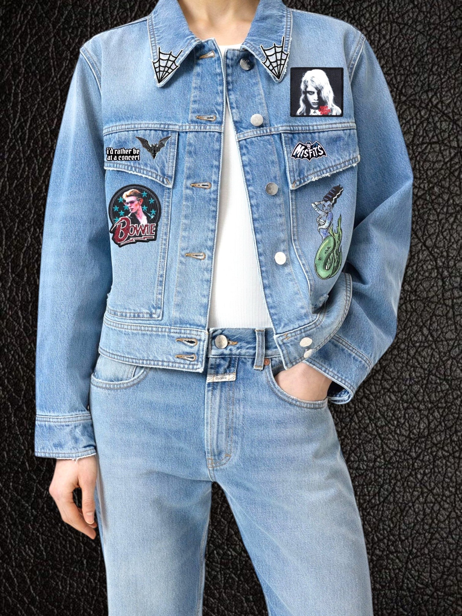 Silver Glitter Holographic Spider Web Iron On Vinyl Patch