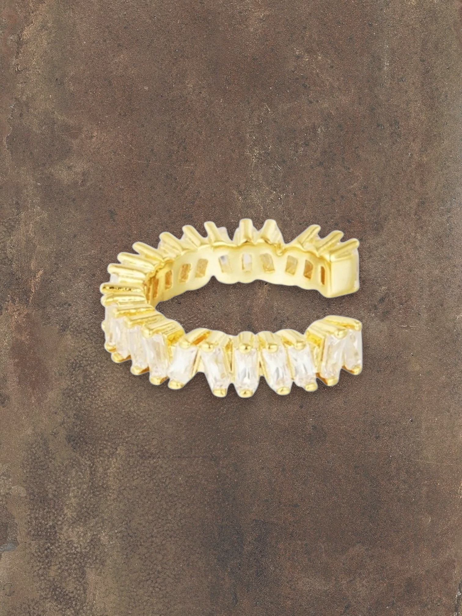 Ear cuff Goud met steentjes