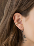 Ear cuff Goud met steentjes