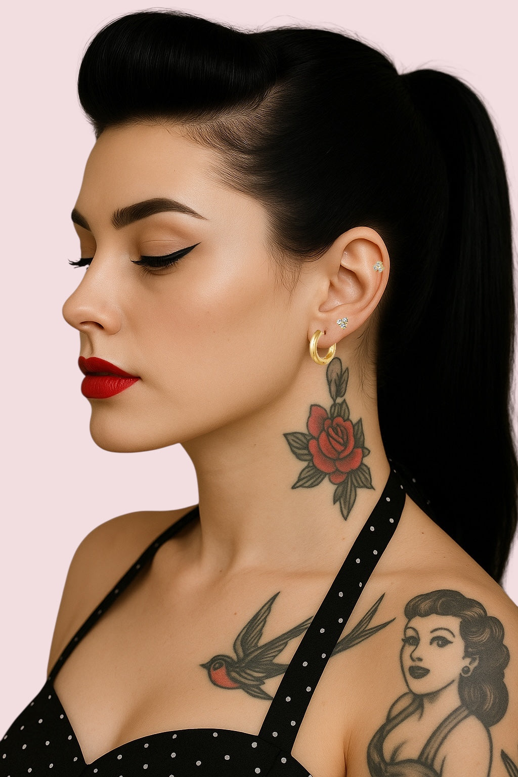 Oorringen goud medium