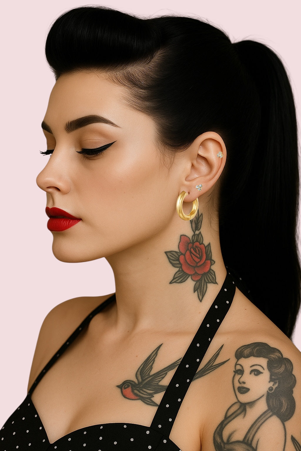 Oorringen goud groot