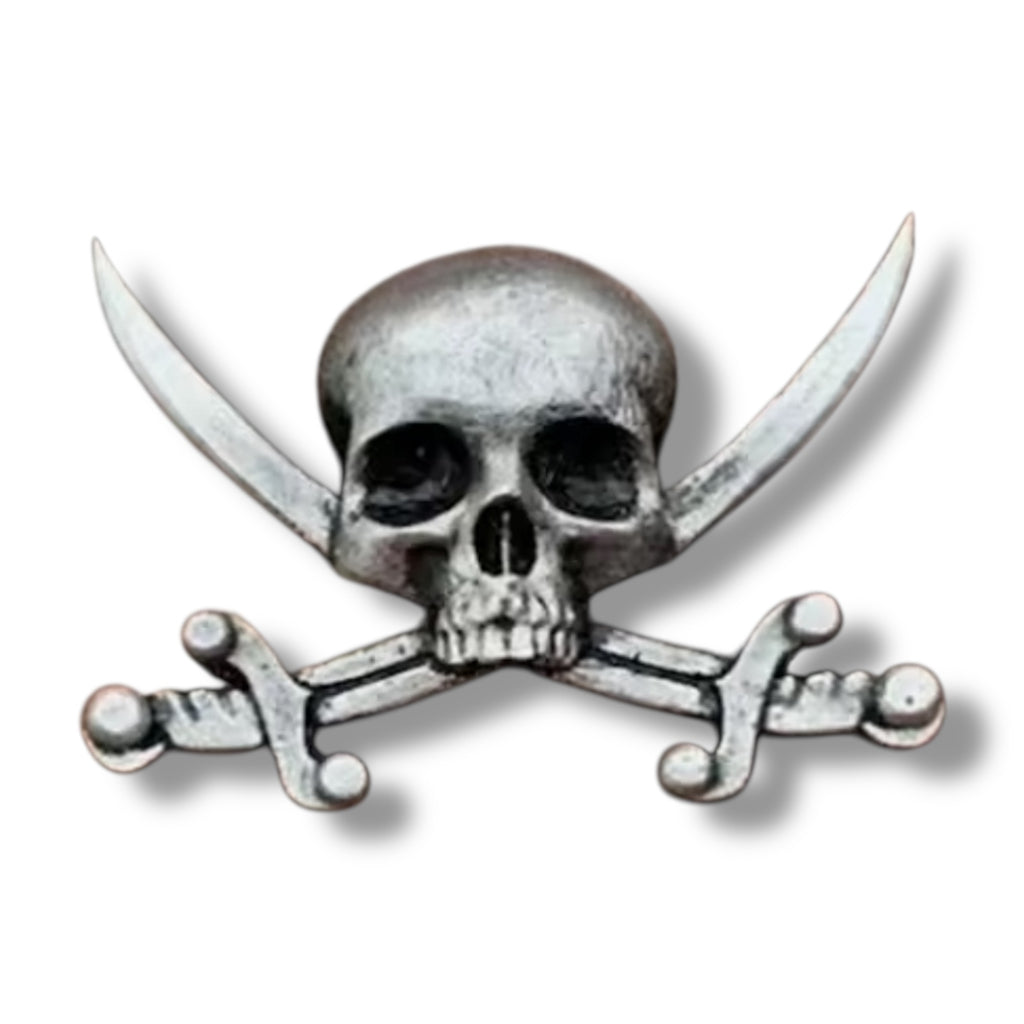 Pirate Skull Crossbones Pin