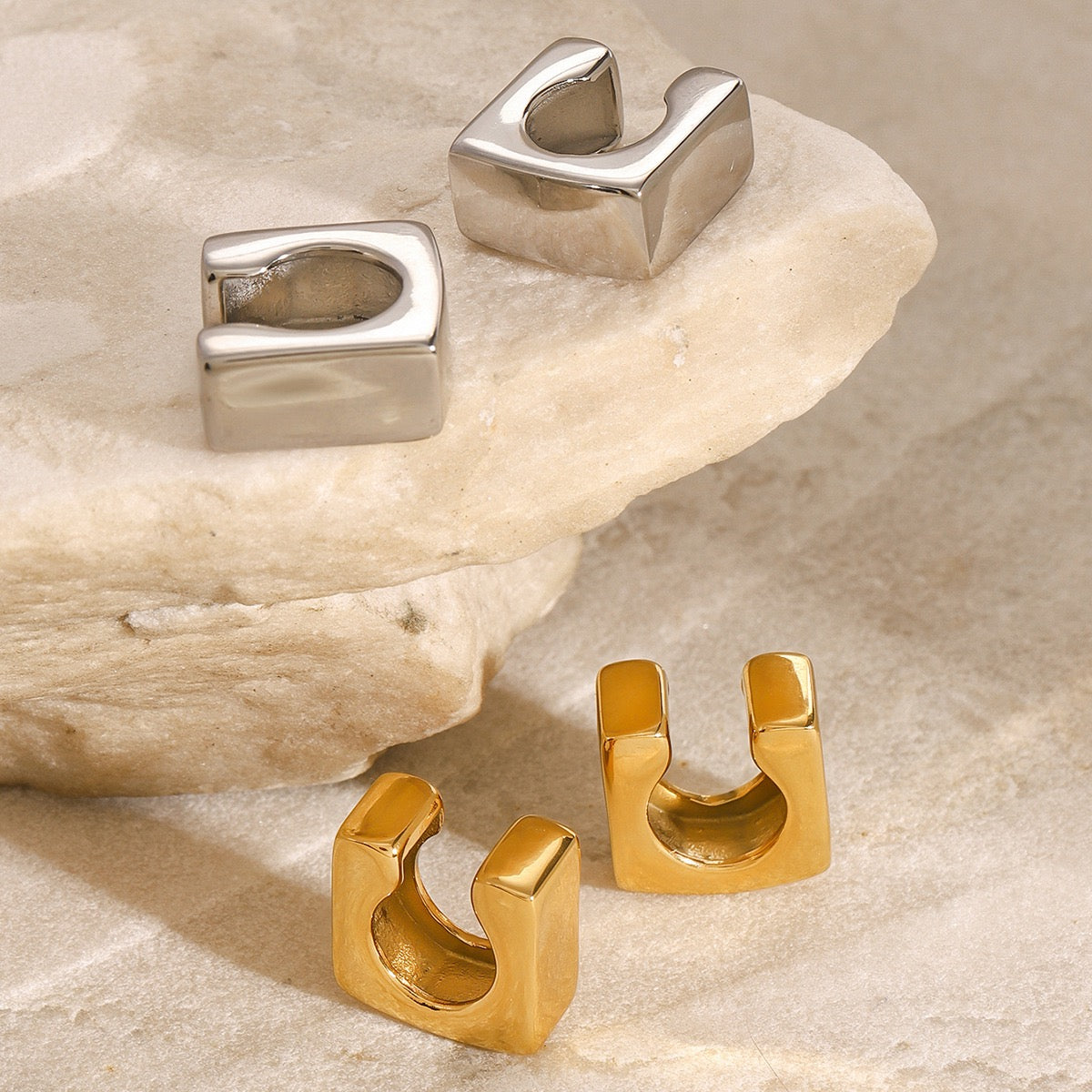 Statement zilveren Ear cuff