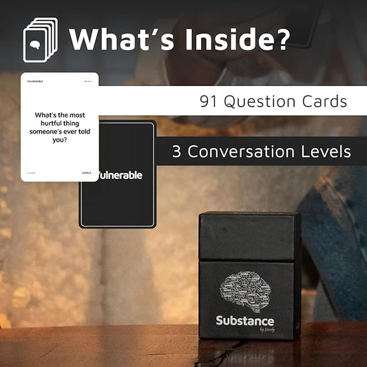 Substance kaart spel - skip the small talk - vraag kaarten voor een diepere connectie