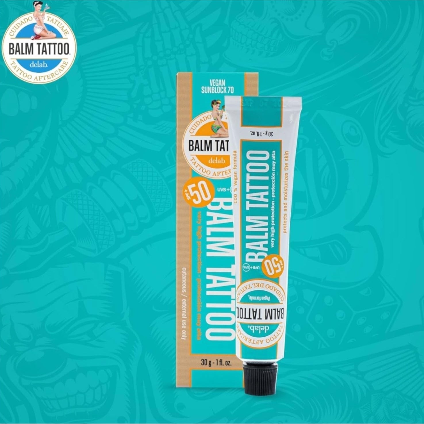 Vegan Balm Tattoo Nazorg SPF50