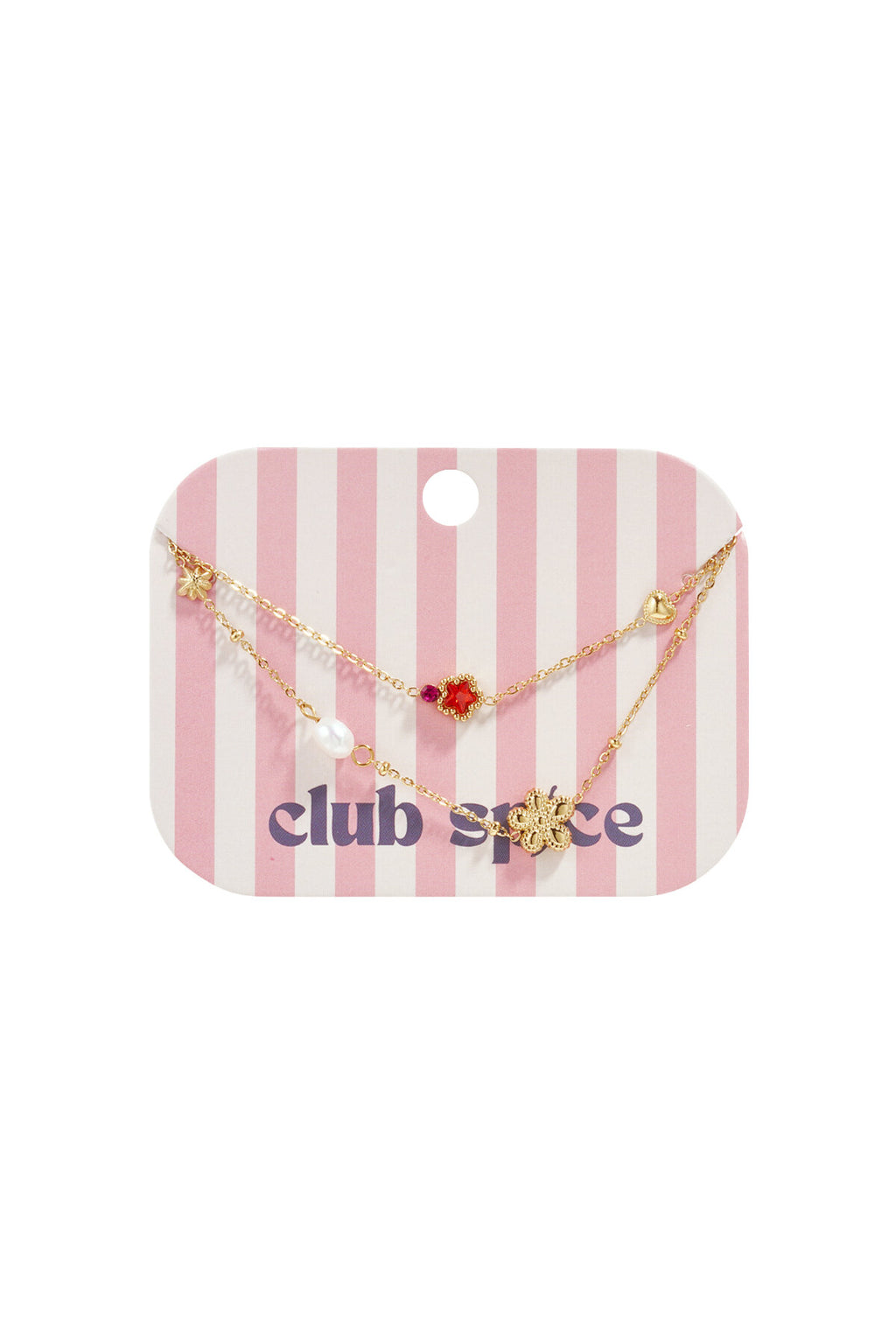 Elegant Gold Color Multi-Layered Charm Bracelet for Women
