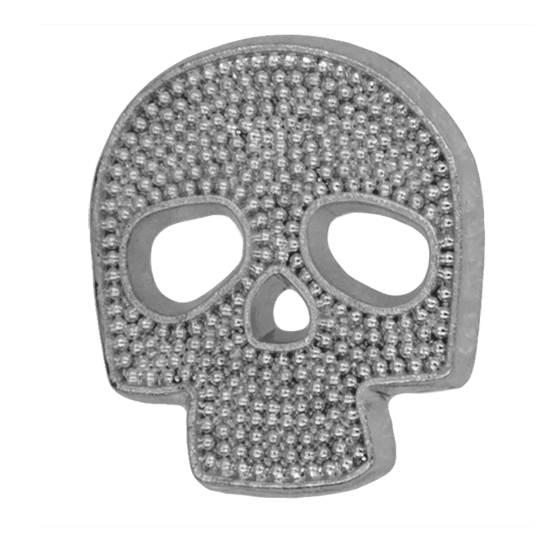 Skull pin mini silver