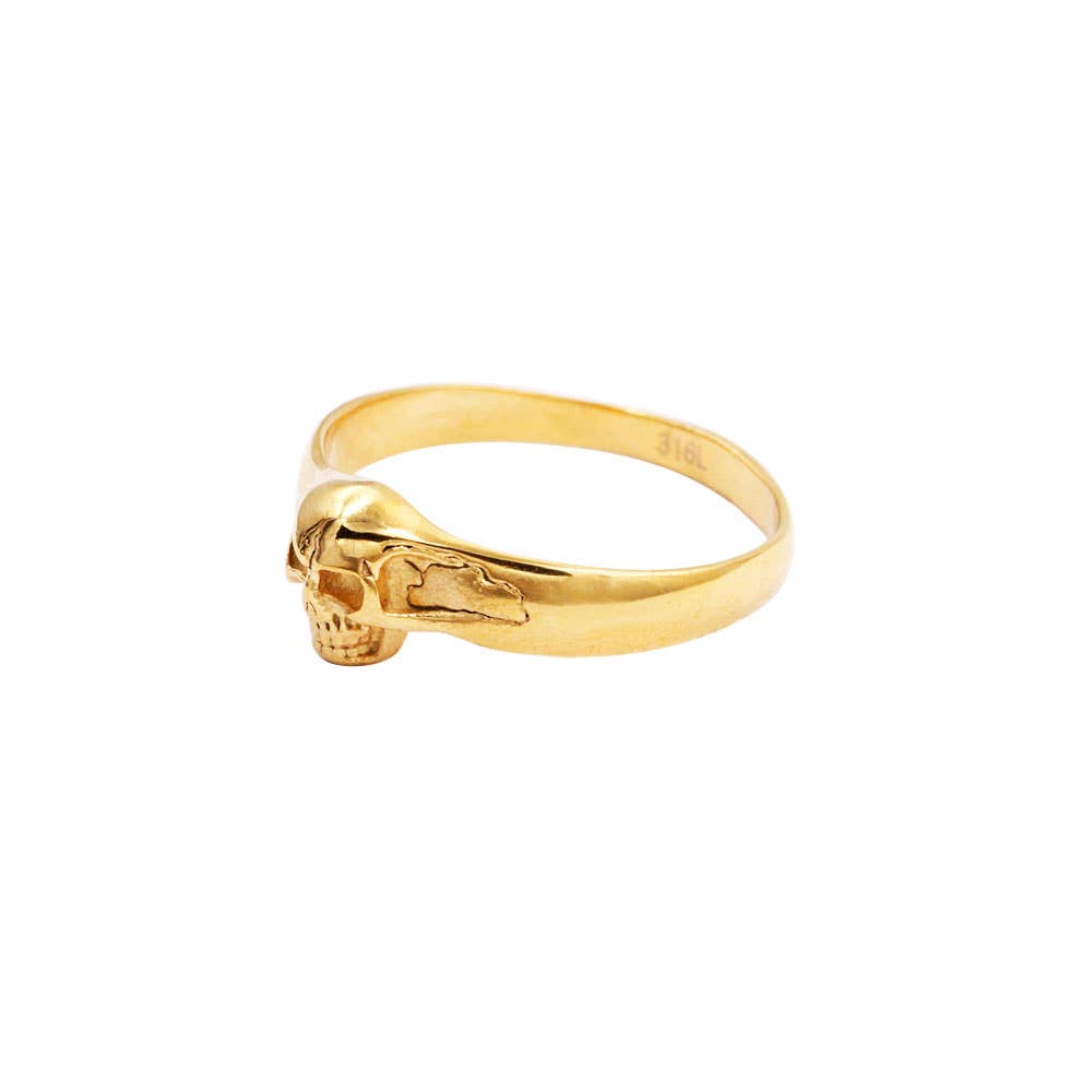 Anillo Calavera Oro