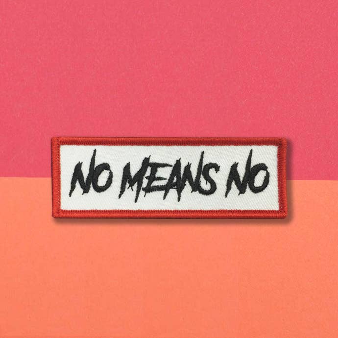 “No Means No” patch