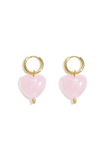Elegant Spring/Summer Heart Drop Earrings for Women