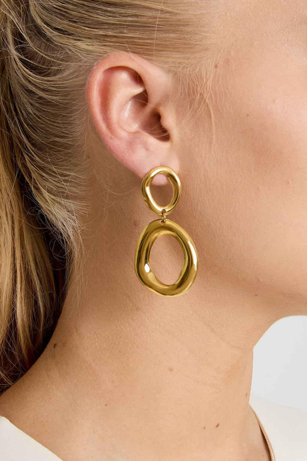 Stylish Stainless Steel Drop Earrings for Women