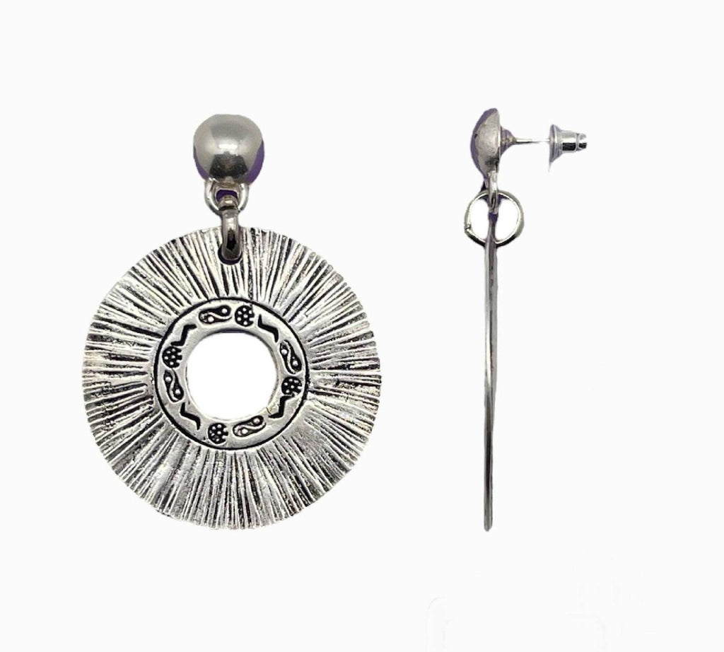 Etna silver earring