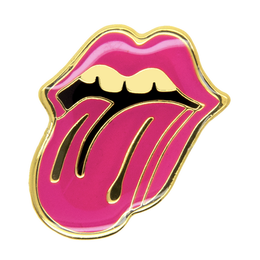 Stones pin pink gold