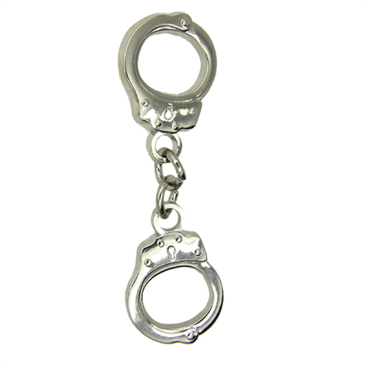 Handcuffs pin silver