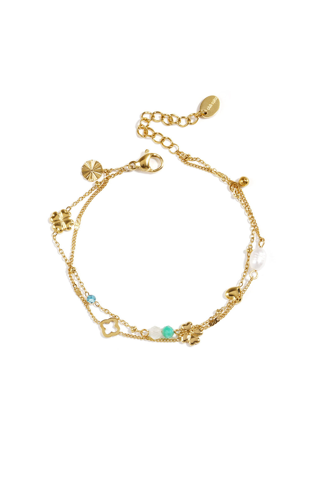 Chic Gold Charm Bracelet for Spring/Summer