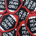 Parche de boca bordado Hell Yeah Girls