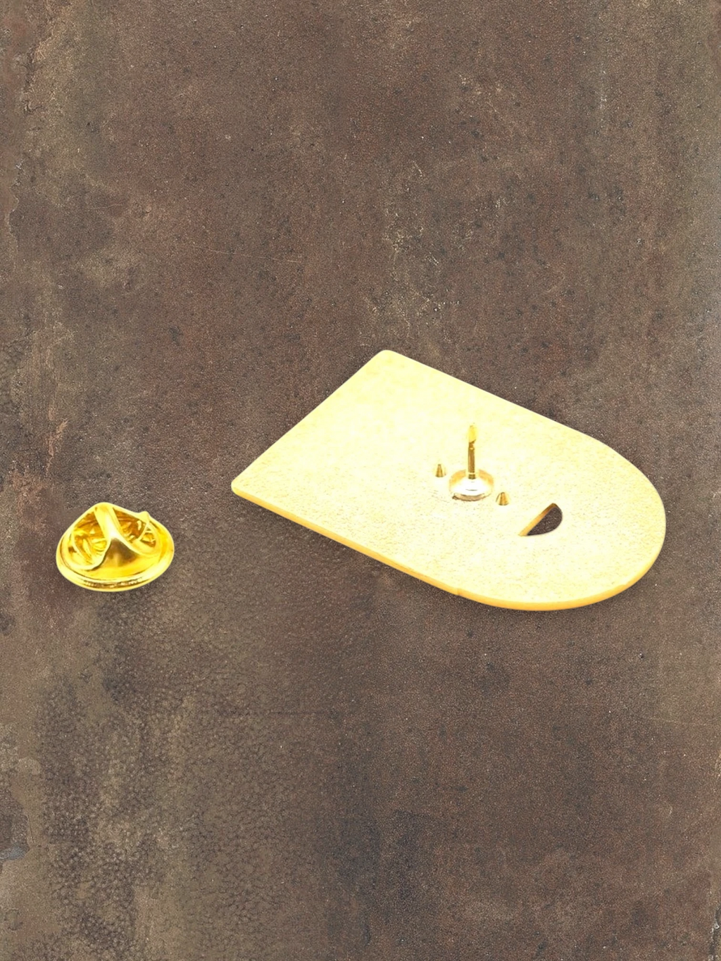 WILDSIDE The Beatles Abbey Road enamel pin with gold backing and clutch.