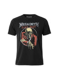 WILDSIDE Megadeth Black Friday limited edition stone wash cotton t-shirt with Vic Rattlehead graphic print
