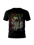 WILDSIDE Misfits unisex black soft-style cotton t-shirt featuring the iconic Pushead skull graphic on the front.