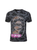 WILDSIDE The Sex Pistols God Save The Queen unisex t-shirt in black dye wash recycled cotton with iconic punk graphic.